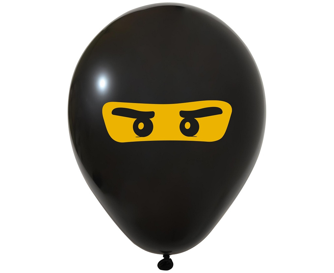 Balloon set Ninja, 12"/ 5 pcs